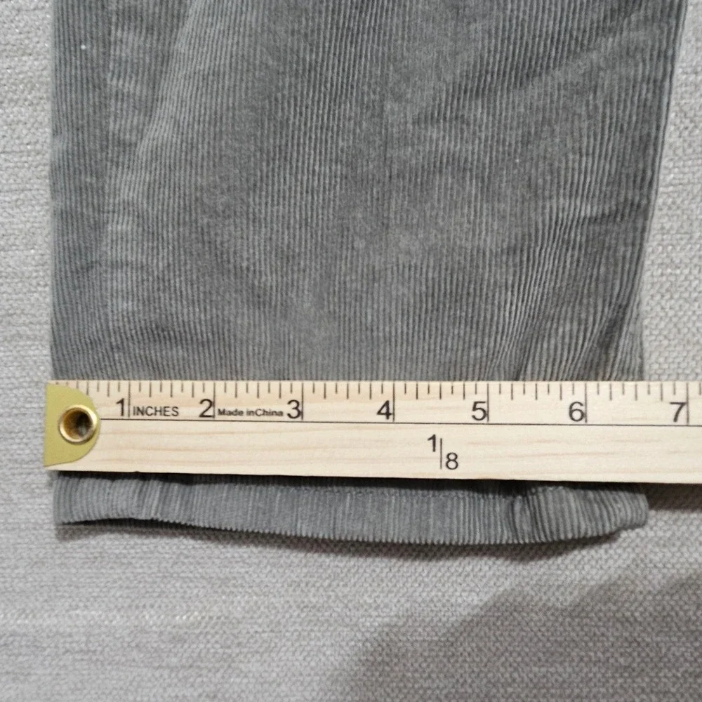 Banana Republic Traveler Corduroy Pants 30x30 Grey Straight Leg 744274-02
